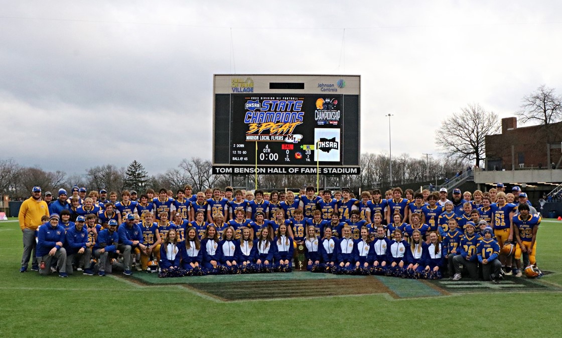 Marion Local State Football Team Picture