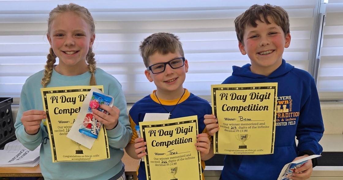 Pi Day Winners